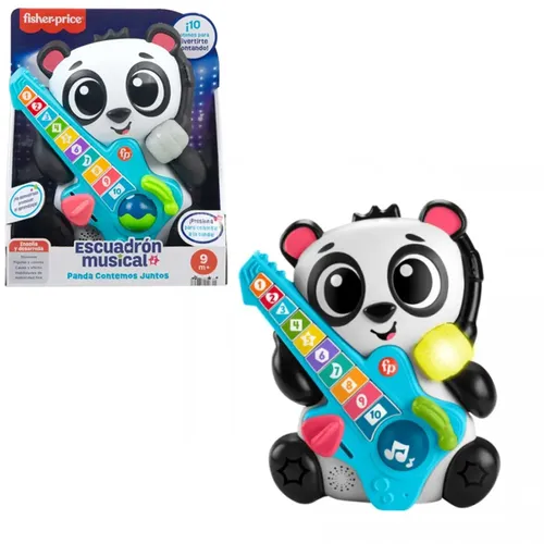 Brinquedo Fisher Price Esquadrão Musical Panda Conte Juntos