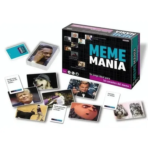 Jogo De Mesa Toyco Meme Mania Versão Carteira 130 Cartas