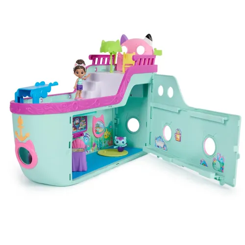 Kit Gabby'S Dollhouse Cruzeiro Friend Ship 18 Peças