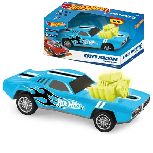 Veículo Hot Wheels Fast & Fire Fricção Luz E Som 22 Cm