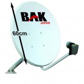 Antena Satelital Bak 60CM c/ LNB