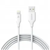 Cabo Lightning USB Anker A8112H21 PowerLine 6ft/1.8 Metros (iPhone/iPad/iPod) - Branco