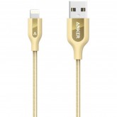 Cabo Lightning USB Anker A8121HB1 PowerLine+ Nylon Braided Lightning 3ft/0.9m-Dourado
