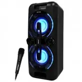 Caixa de Som Aiwa AW-POK4 USB / Bluetooth / Karaokê / SD / Bivolt