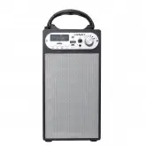 Caixa de Som Amplificada Satellite AS-371 10W RMS/Bluetooth/Karaoke/Bivolt - Preta