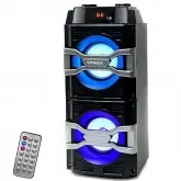 Caixa de Som Karaoke Satellite AS-2508 5 10W com Bluetooth/USB/SD/FM - Preto