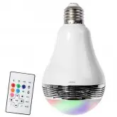 Caixa de Som Lampada LED Mox MO-LB100 3W com Bivolt - Branco