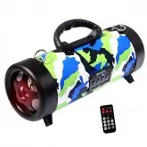 Caixa de Som Mox MO-S17 10W Bluetooth/USB/FM Bateria 1.200 Mah - Azul Camuflado