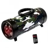 Caixa de Som Mox MO-S17 10W Bluetooth/USB/FM Bateria 1.200 Mah - Verde Camuflado