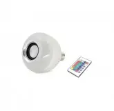 Caixa de Som Music Bulb Wj-L2 Bluetooth Com Controle -Branco