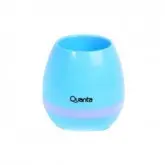 Caixa de Som Quanta QTSTB-02 LED Touch Bluetooh- Azul