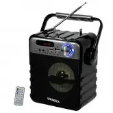 Caixa de Som Satellite AS-367 Bluetooth USB/Micro SD 5 Watts - Prata