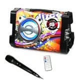 Caixa de Som Satellite AS-391 Bluetooth/SD/USB/Karaokê Bivolt ? Preto