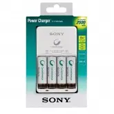 Carregador de Pilhas Recarregaveis Sony BCG-34HH4GN (+4 Pilhas Multi-Use Premium 2500MAH)