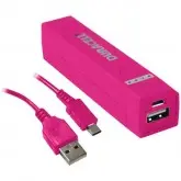 Carregador Portatil Duracell Power Bank 2600MAH Rosa