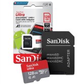 Cartão de Memória Sandisk MICRO SD 128GB 100MB Classe 10
