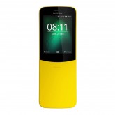 Celular Nokia 8110 - Dual Sim - 4G LTE - Tela de 2.45 - 4GB - Bateria de 1500 -Bluetooth - Rádio FM - Curved - Amarelo