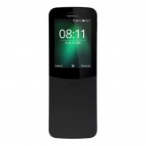 Celular Nokia 8110 - Dual Sim - 4G LTE - Tela de 2.45 - 4GB - Bateria de 1500 -Bluetooth - Rádio FM - Curved - Preto
