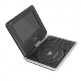 DVD Player Portatil BAK BK-DVD-7109TV USB/SD 7 270 Recarregavel Prata