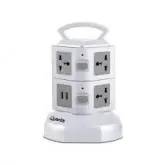 Filtro de Linha Quanta QTEFL0853 - 7 Tomadas - USB - Bivolt