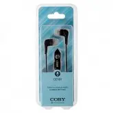 Fone de Ouvido Coby CE-101 Com Microfone-Preto