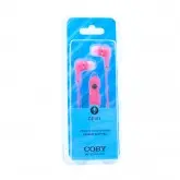 Fone de Ouvido Coby CE-101 Com Microfone-Rosa