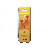Fone de Ouvido Coby CE-102 Com Microfone-Rosa