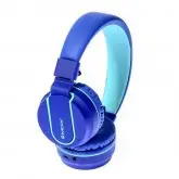 Fone de Ouvido Mox MO-F991 Sem Fio + Cabo 3.5 MM de 1.2 M - Azul/Verde