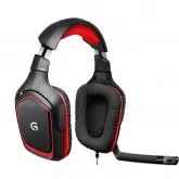 Fone Logitech G230 Gaming Preto/Vermelho