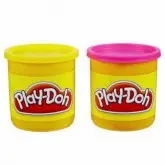 Massa de Modelar Hasbro Play-Doh Rosa/Amarelo 236582 Potes