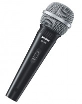 Microfone Shure SV100 Preto e Silver - Cabo