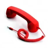 Napoli Fone Para Telefone NPL-689 Vermelho