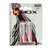 Pilha Recarregavel Mox 3000 C/2 AA