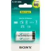 Pilha Recarregável Sony Com 2 AAA 900Mah B2GN