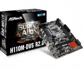 Placa Mãe S1151 Asrock H110M-DVS R2.0 VGA/ DVI/ USB3.0/ DDR4/ Som