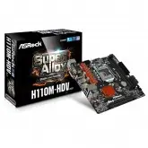 Placa Mãe Asrock H110M-HDV R3.0 Intel Soquete LGA 1151/7.1CH/SATA3/HDMI/DVI-D/USB/PCI
