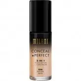 Primer para Rosto Milani MPCF-00B Conceal + Perfect 2-in-1 Foundation + Concealer