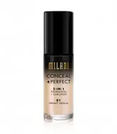 Primer para Rosto Milani MPCF-01 Conceal + Perfect 2-in-1 Foundation + Concealer Creamy Vailla
