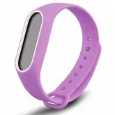 Pulseira Strap para Substituição Relogio Xiaomi Mi Band2-Roxo/Branco