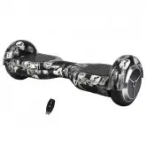 Scooter Elétrico iNovia AlphaBoard SB-C06BT 6.5 Bluetooth/Speaker/Bolsa - Preto Caveira