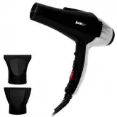 Secador de Cabelo BAK BK-607 - 2400W - 110V - Preto/Prata