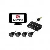 Sensor de Estacionamiento Mox MO-CS202 + Tela /4 Sensor 4.5 Mts/12Volt/40Khz-Preto