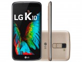 Smartphone LG K10 M250DSF 32GB Lte Dual Sim Tela 5.3 Cam.13MP+5MP-Dourado