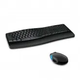 Teclado Microsoft Wireless + Mouse Sem Fio USB L3V-00001 - Preto