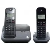 Telefone Fixo Motorola Sem Fio M3000-2 2 Bases Preto
