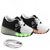Tenis Gati LED Kids TXL-1003 Branco N27