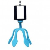 Tripé Flexível Mount Gekko para Smartphones-Azul