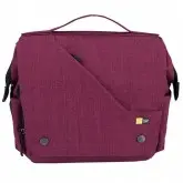 BOLSA PARA CAMERA TRANSVERSAL CASE LOGIC FLXM-101 . POMEGRANATE