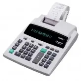 CALCULADORA C/ BOBINA CASIO FR-2650T 12 DIG. - 2.4 LINHAS/SEG. ELETRICO 220V CINZA