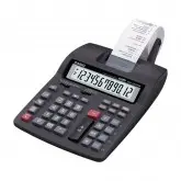 CALCULADORA C/ BOBINA CASIO HR-150TM 12 DIG. - 2.4 LENHAS/SEG. PRETO